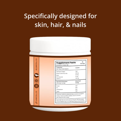 Marine Collagen Formula for Youthful Skin, Hair Growth & Strong Nails